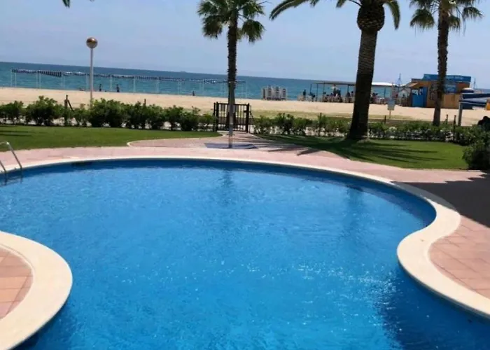 شقة Vilafortuny A Pie De Playa Con Piscina *